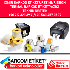 izmir barkod etiket yazıcı teknik servis